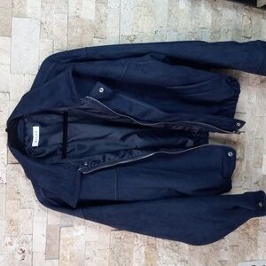 LEWKIN Faux Suede Zipper Bonber Jacket Korean Women's Fashion Size